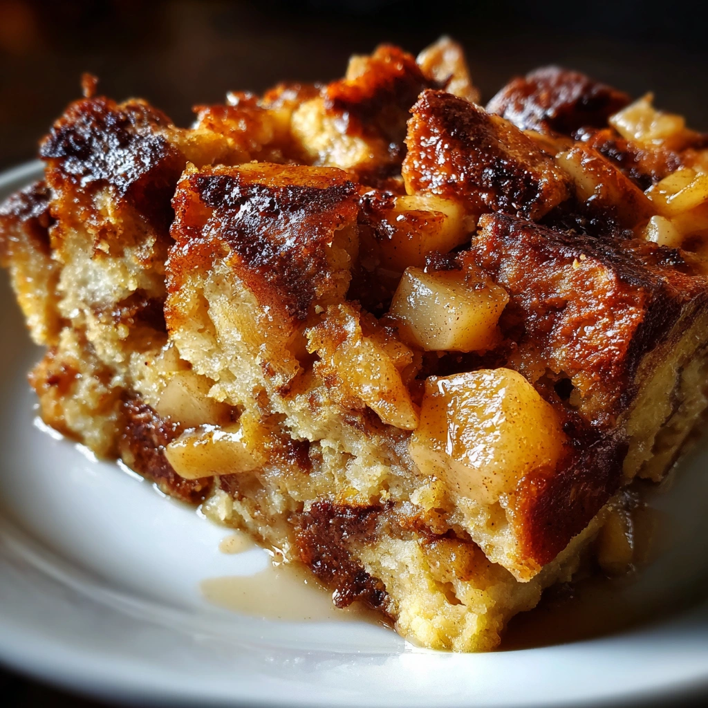 Crockpot Apple Cinnamon French Toast Casserole