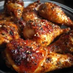 Crockpot Apricot Glazed Chicken Drumsticks