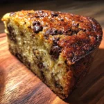 Crockpot Banana Bread with Chocolate Chips