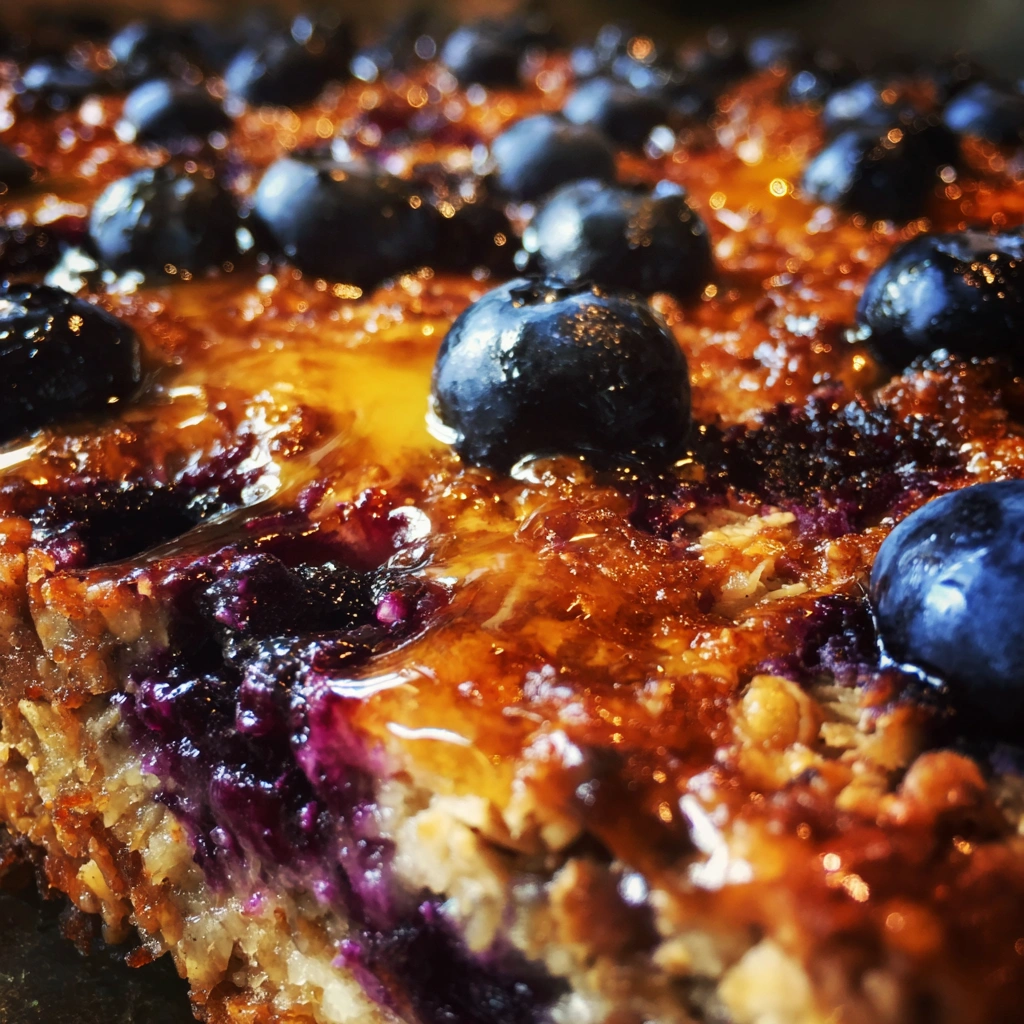 Crockpot Blueberry Lemon Breakfast Bake