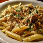 Crockpot Creamy Chicken Ranch Pasta