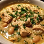 Crockpot Creamy White Chicken Chili