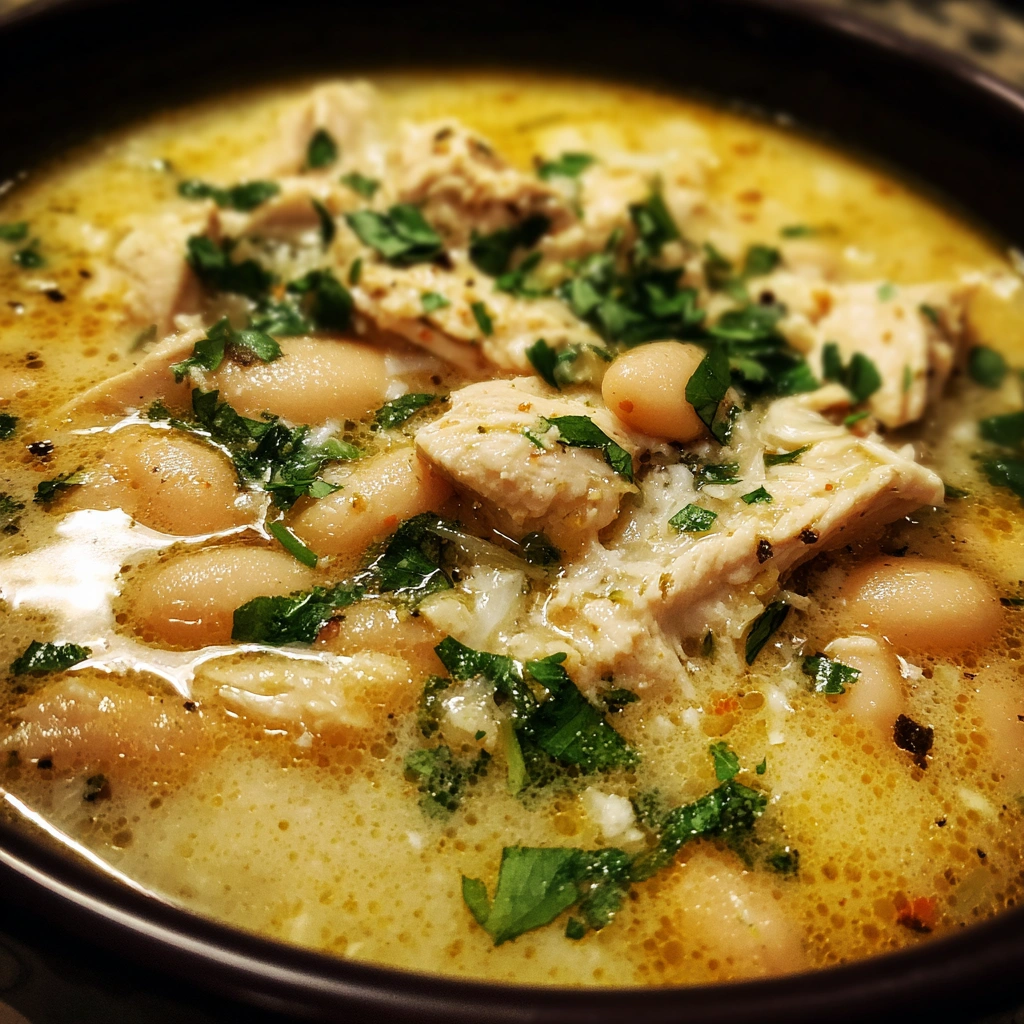 Crockpot Creamy White Chicken Chili