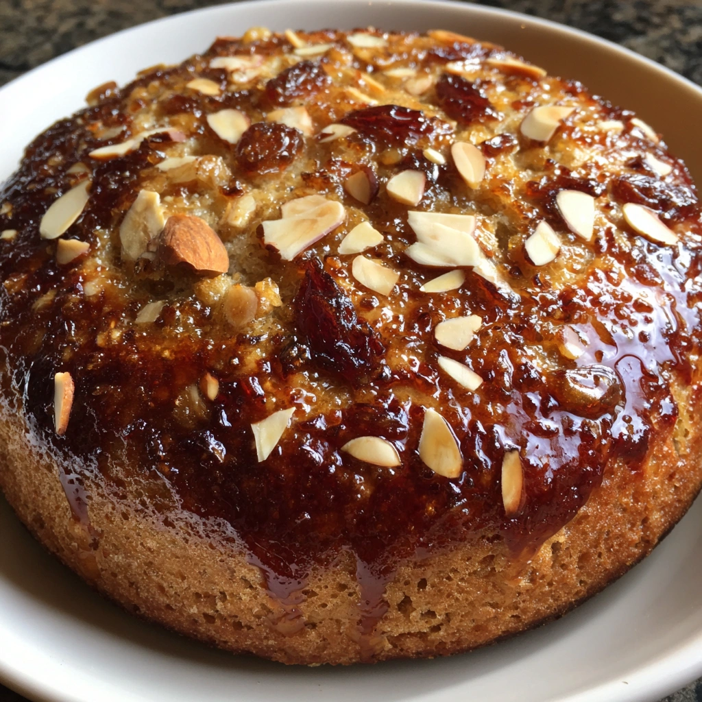 Crockpot Date & Almond Breakfast Bread