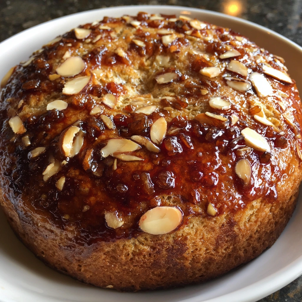 Crockpot Date & Almond Breakfast Bread