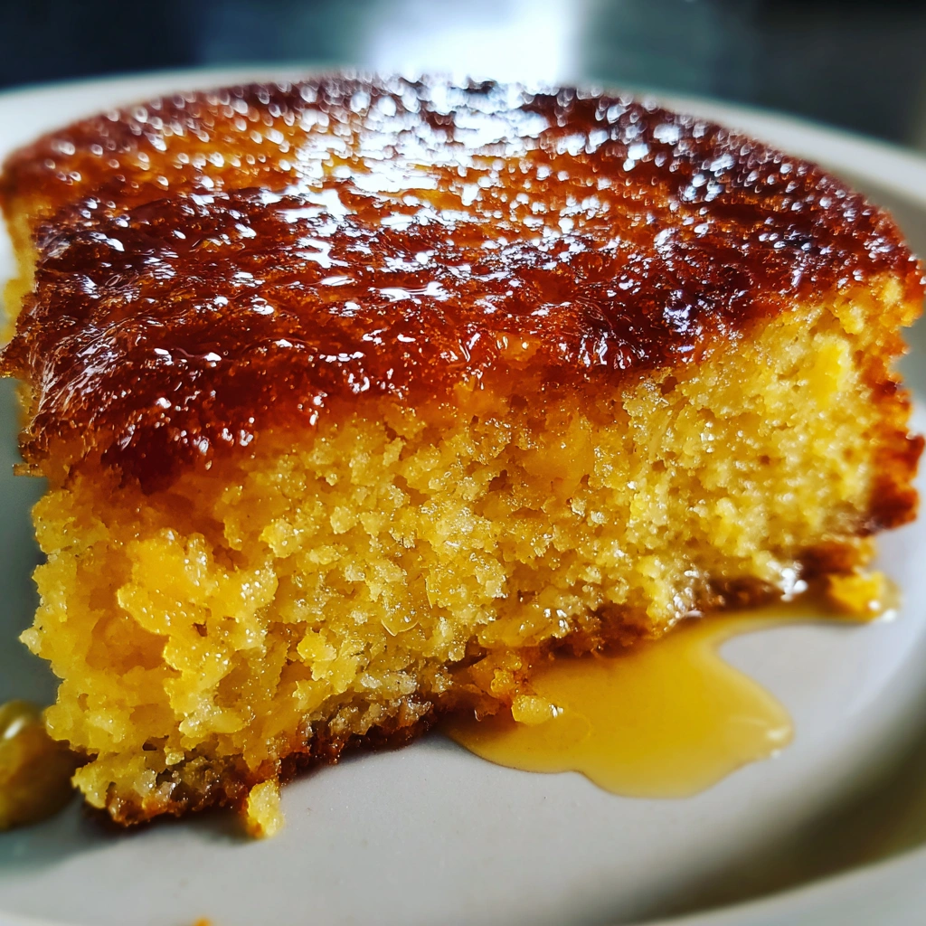 Crockpot Honey Butter Cornbread Casserole