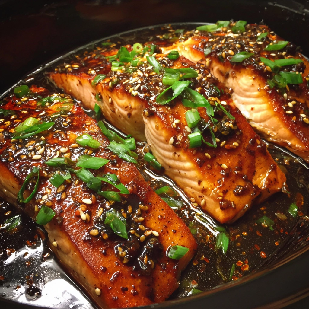 Crockpot Honey Garlic Salmon