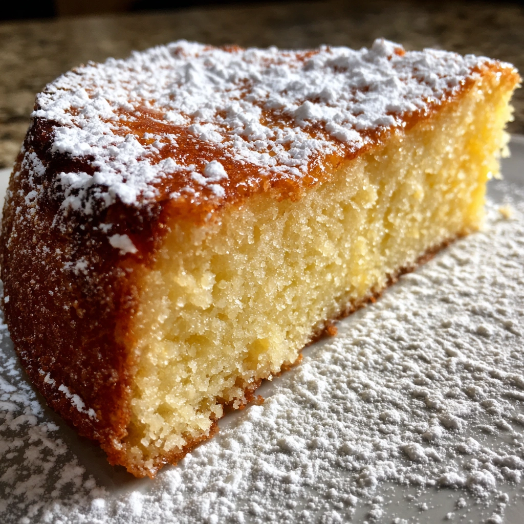 Crockpot Lemon Meltaway Cake