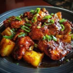 Crockpot Pineapple BBQ Chicken
