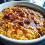 Crockpot Pumpkin Spice Latte Oatmeal