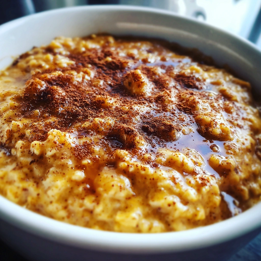 Crockpot Pumpkin Spice Latte Oatmeal