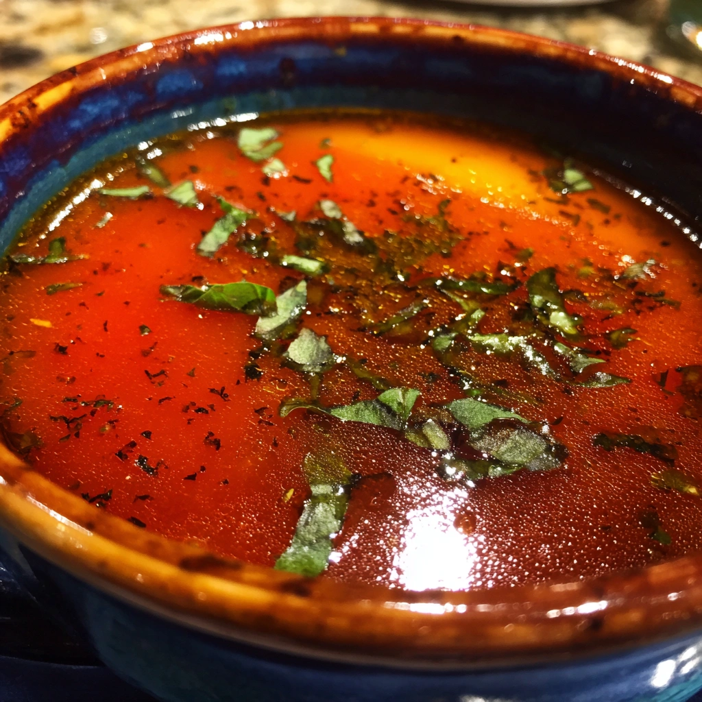 Crockpot Roasted Tomato and Red Pepper Soup
