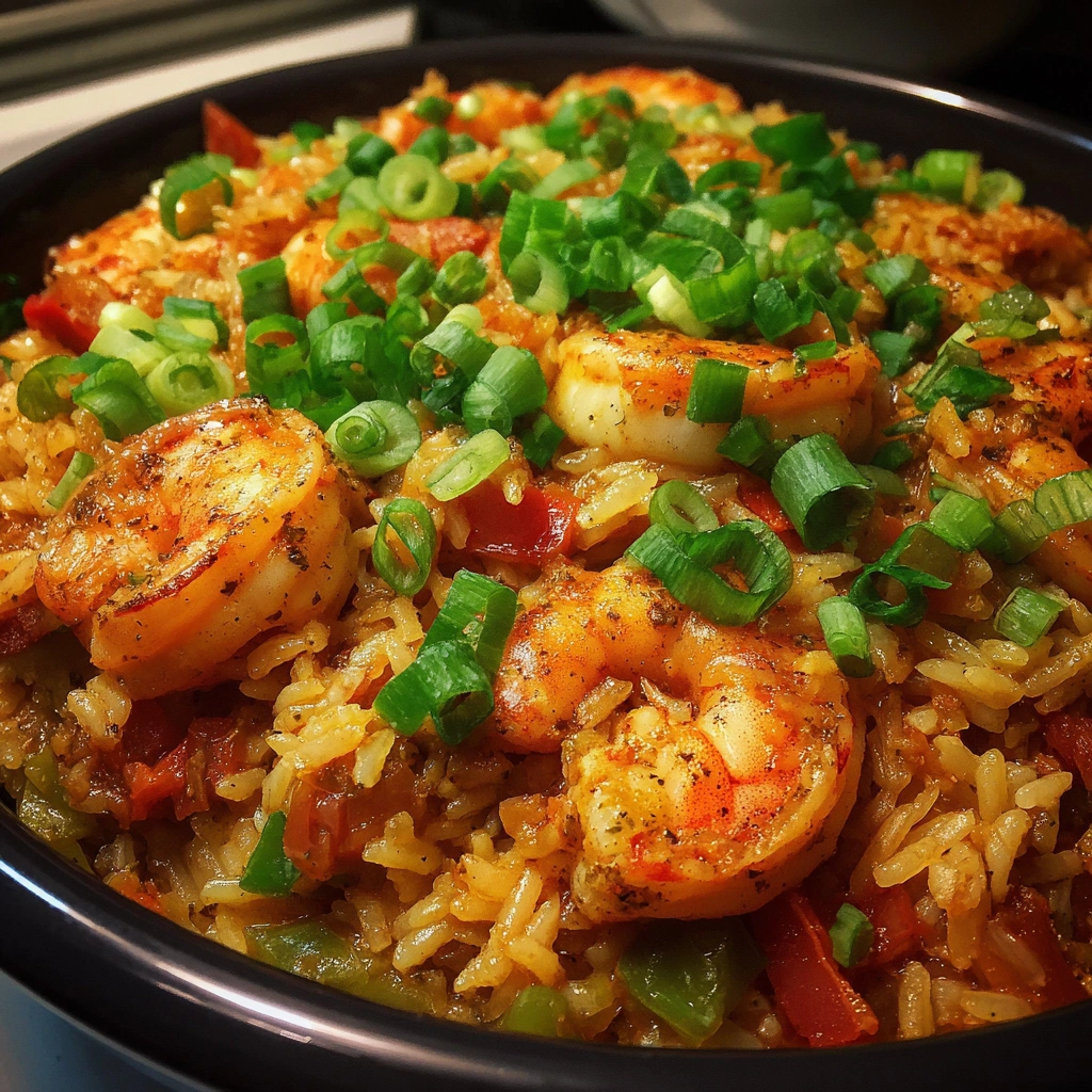 Crockpot Shrimp and Rice Jambalaya