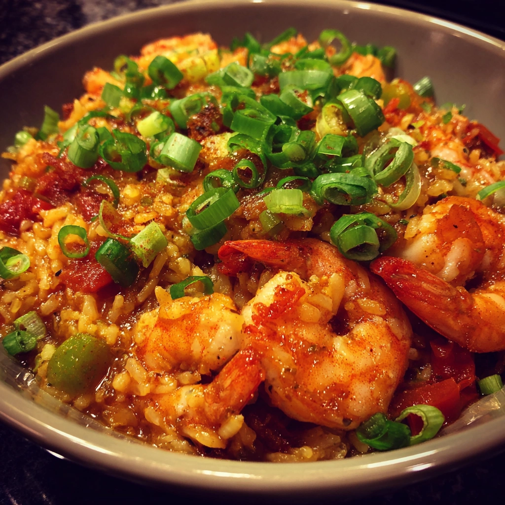 Crockpot Shrimp and Rice Jambalaya