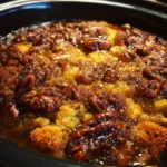 Crockpot Southern Pecan Pie Cobbler