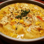 Crockpot Southern-Style Chicken and Corn Chowder