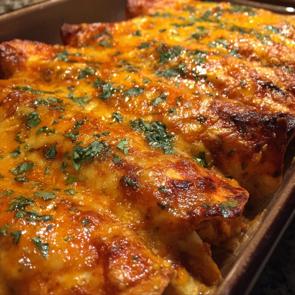 Crockpot Sweet Potato and Black Bean Enchiladas