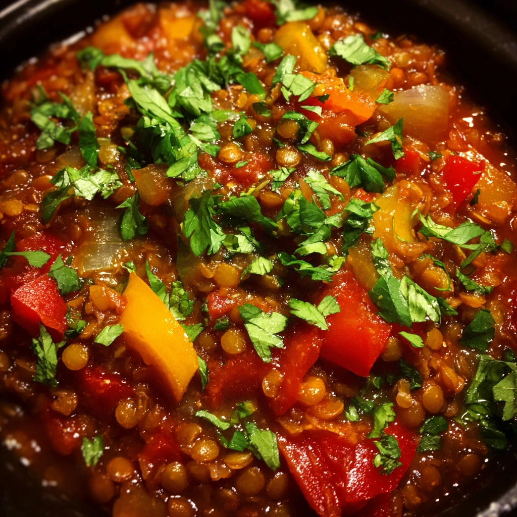 Crockpot Vegan Lentil Chili