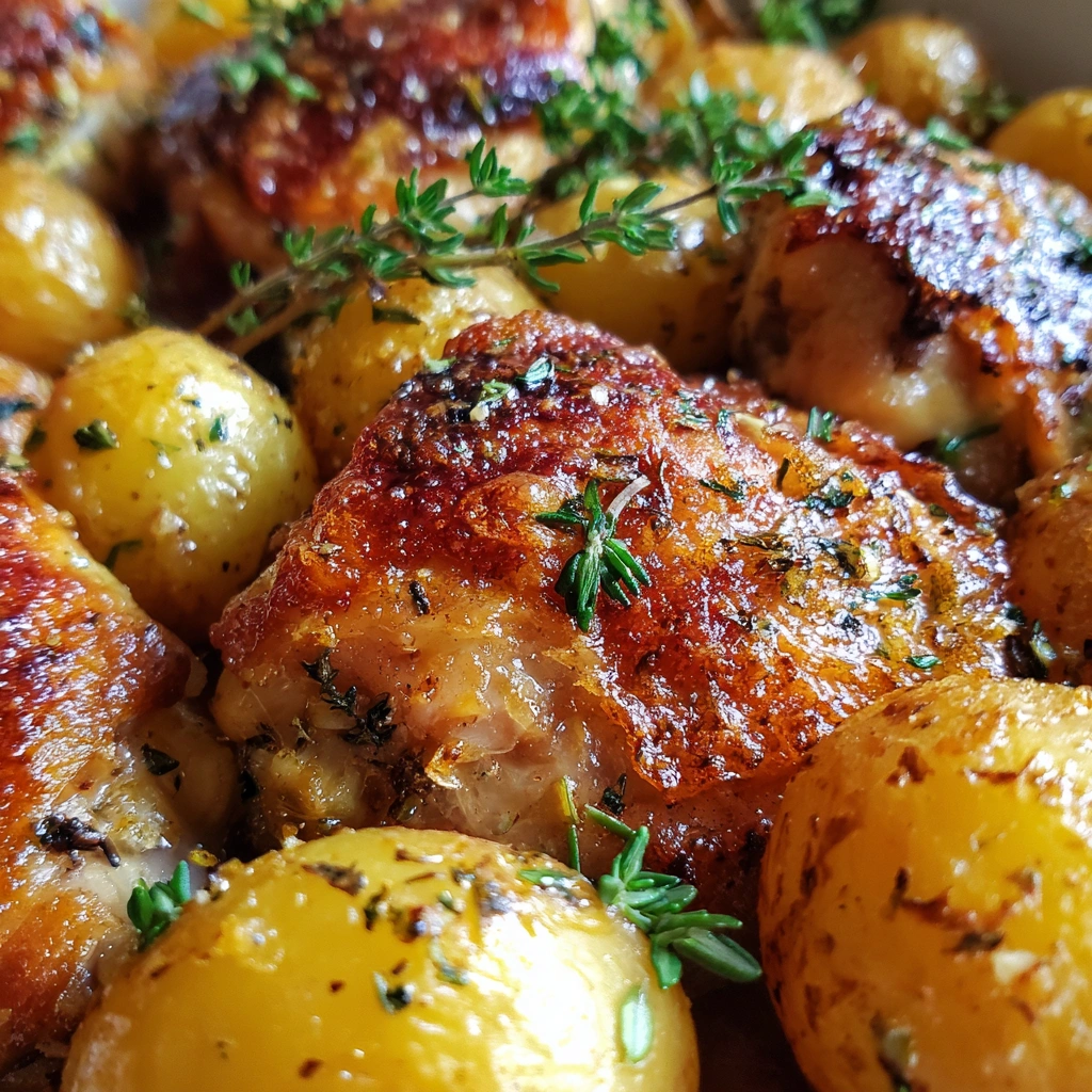 Garlic Parmesan Crockpot Chicken and Potatoes