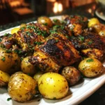 Honey Mustard Chicken with Roasted Potatoes