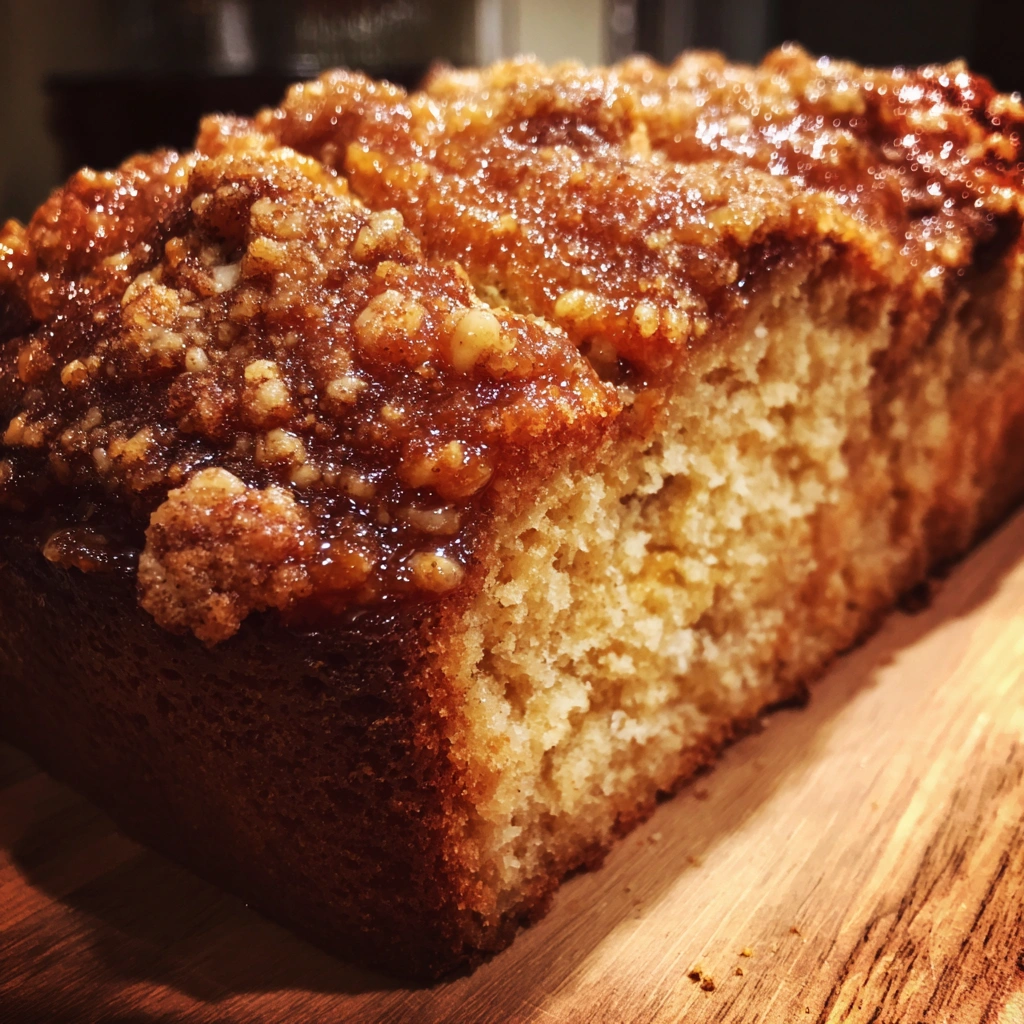 Slow Cooker Banana Bread with Walnut Streusel