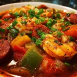 Slow Cooker Cajun Shrimp and Sausage Stew
