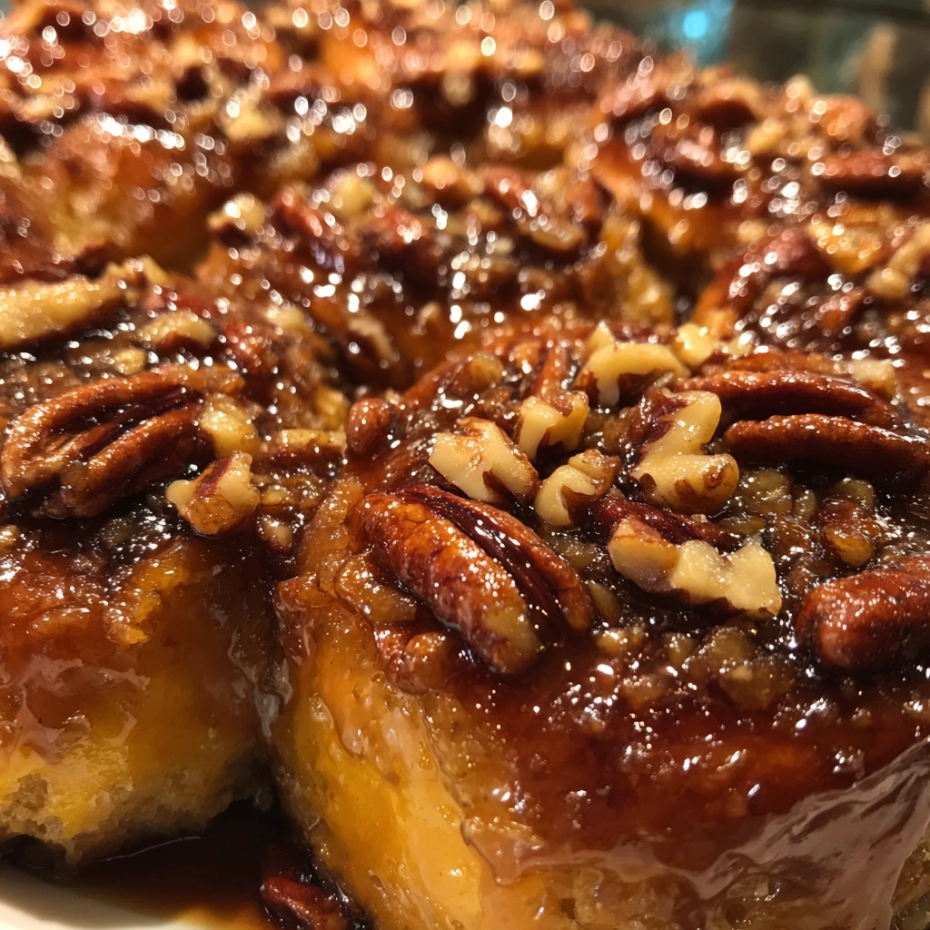 Slow Cooker Caramel Pecan Sticky Buns