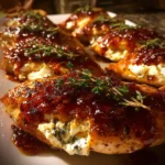 Slow Cooker Fig Jam & Goat Cheese Chicken