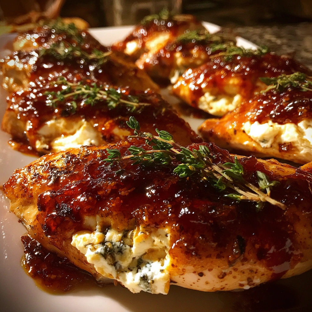 Slow Cooker Fig Jam & Goat Cheese Chicken