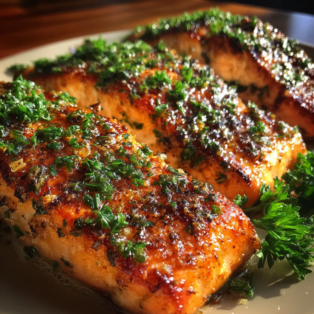 Slow Cooker Garlic Parmesan Salmon
