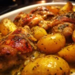 Slow Cooker Greek Chicken with Lemon Potatoes