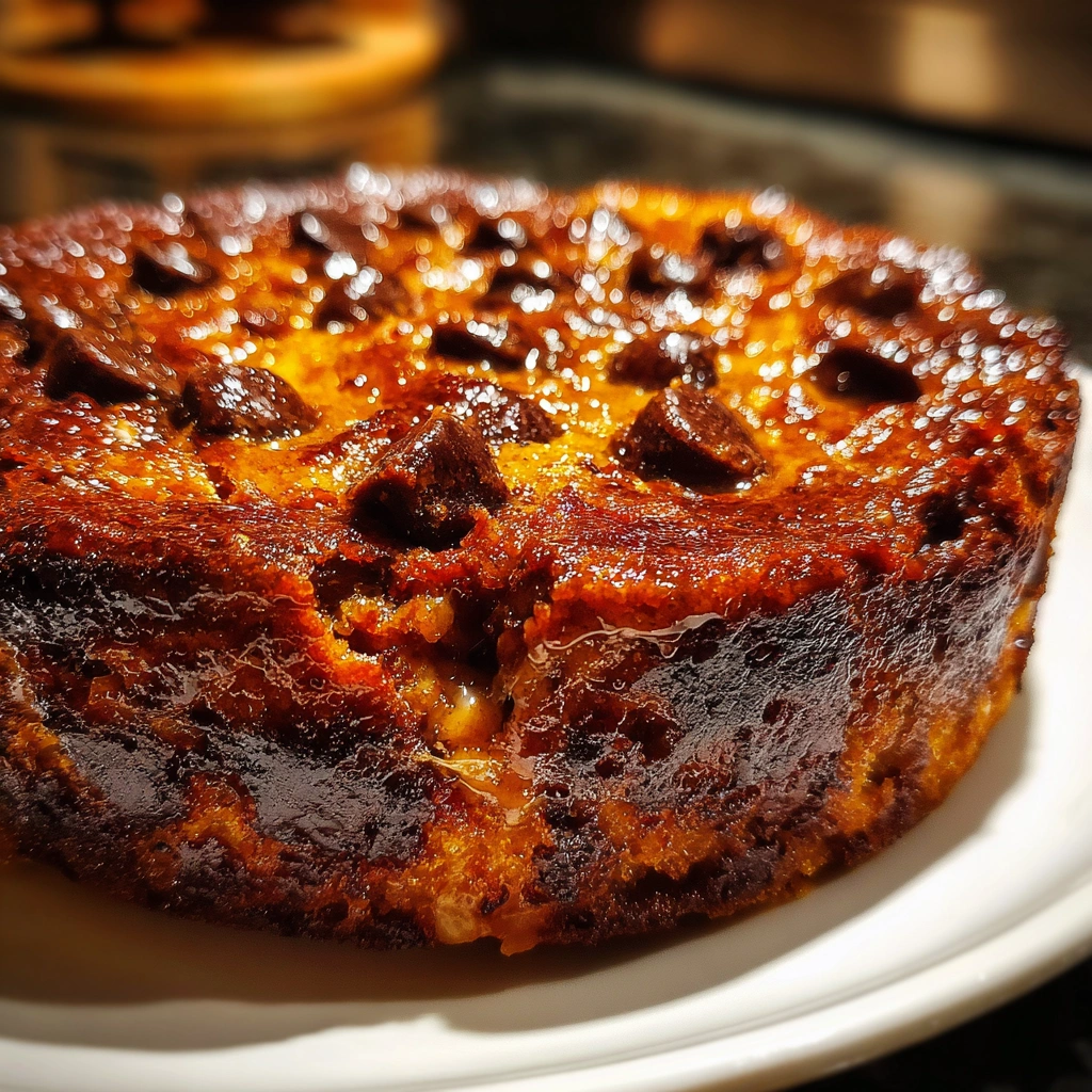 Slow Cooker Peanut Butter Brownie Pudding