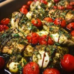 Slow Cooker Pesto Caprese Chicken