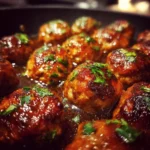 Slow Cooker Salisbury Steak Meatballs