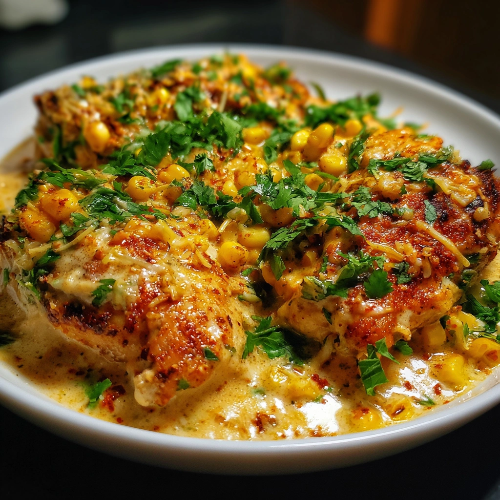 Slow Cooker Street Corn Chicken
