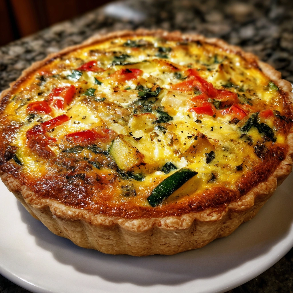 Slow Cooker Summer Veggie Quiche