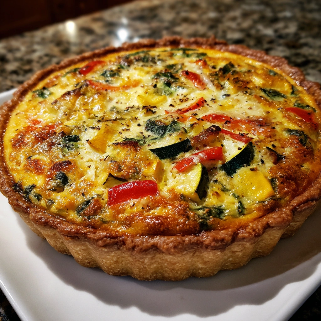Slow Cooker Summer Veggie Quiche