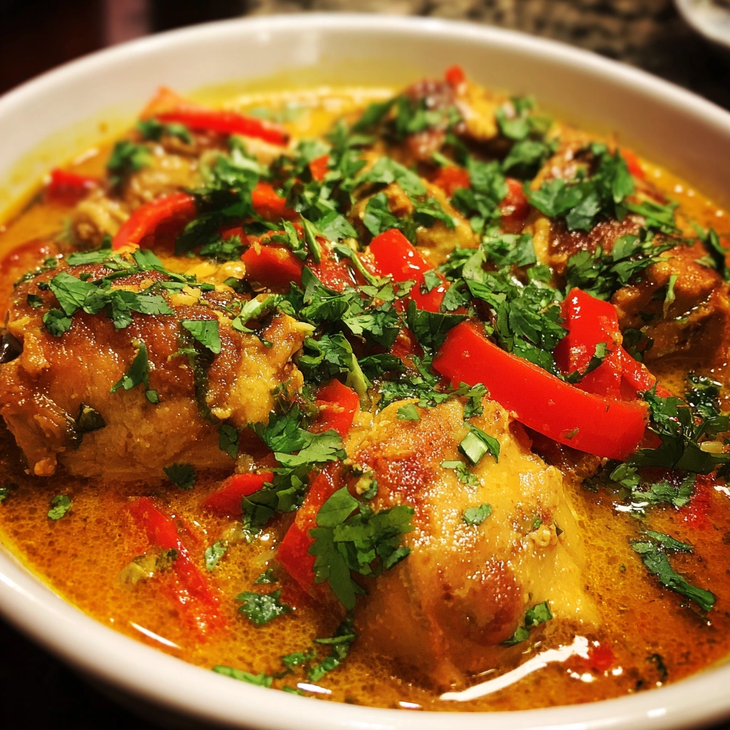 Slow Cooker Thai Coconut Curry Chicken