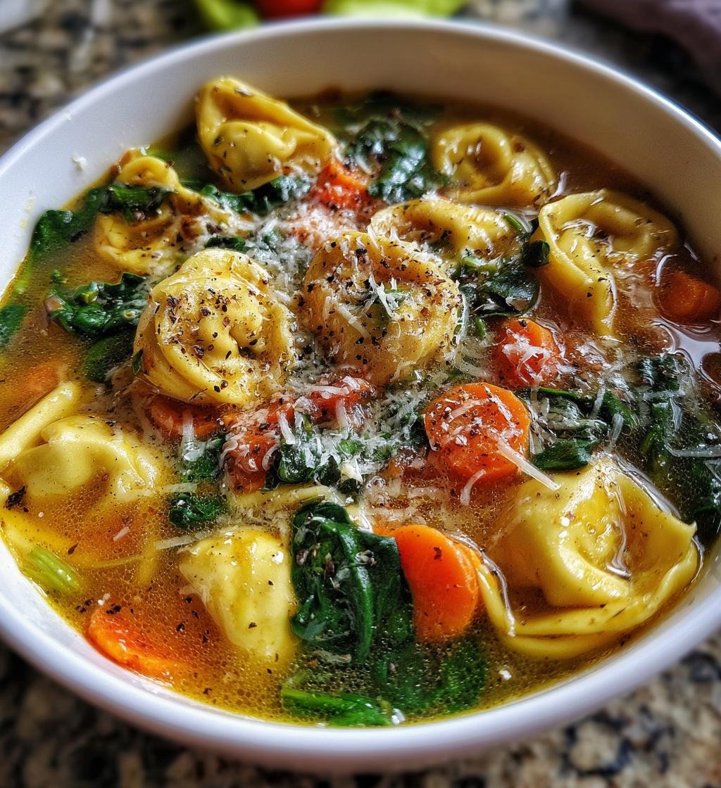 Autumn Tortellini Soup
