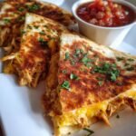 BBQ Chicken Cheddar Quesadillas