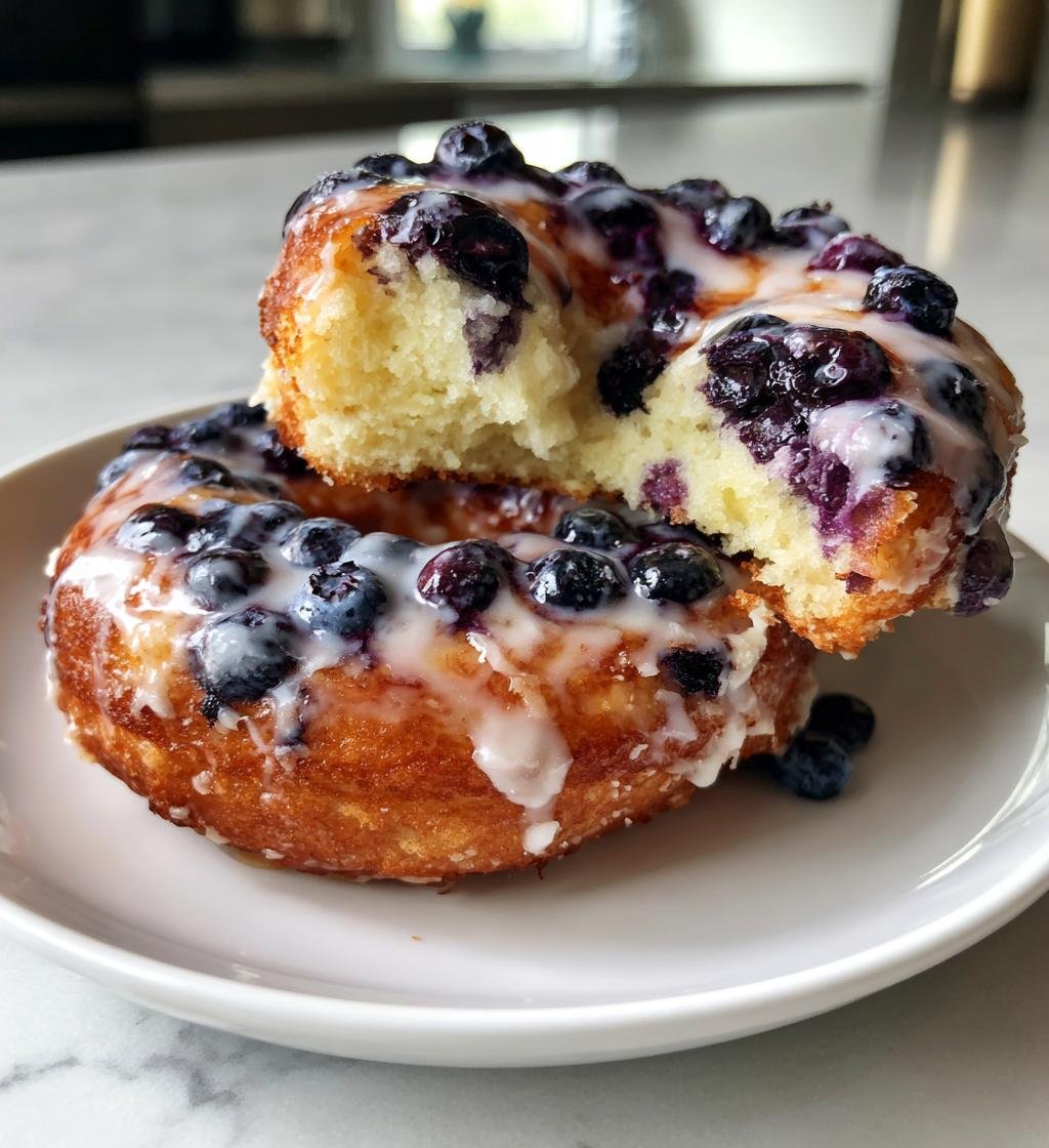 Baked Blueberry Donuts - detail 1