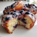 Baked Blueberry Donuts