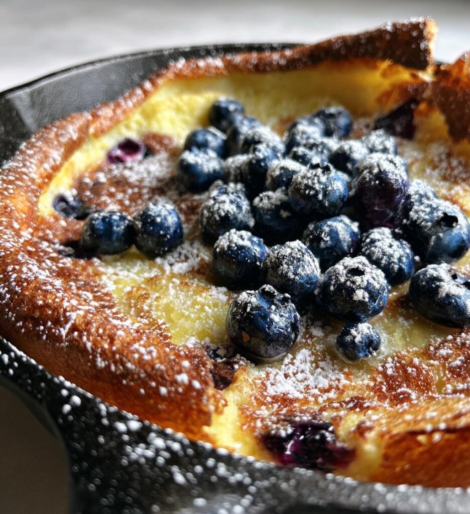 Blueberry Lemon Dutch Baby