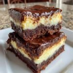 Brownie Bottom Cheesecake Bars