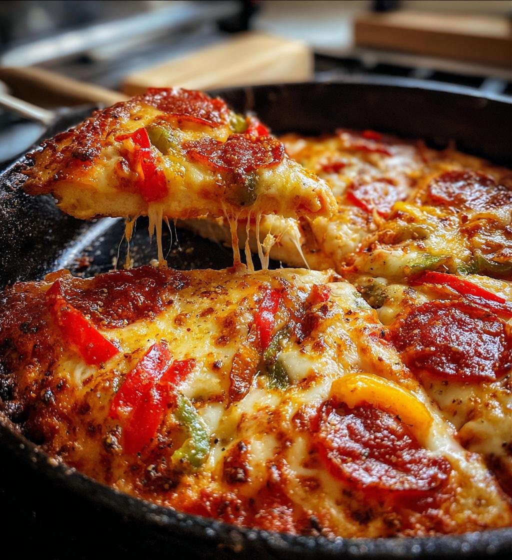 Cast Iron Skillet Pizza