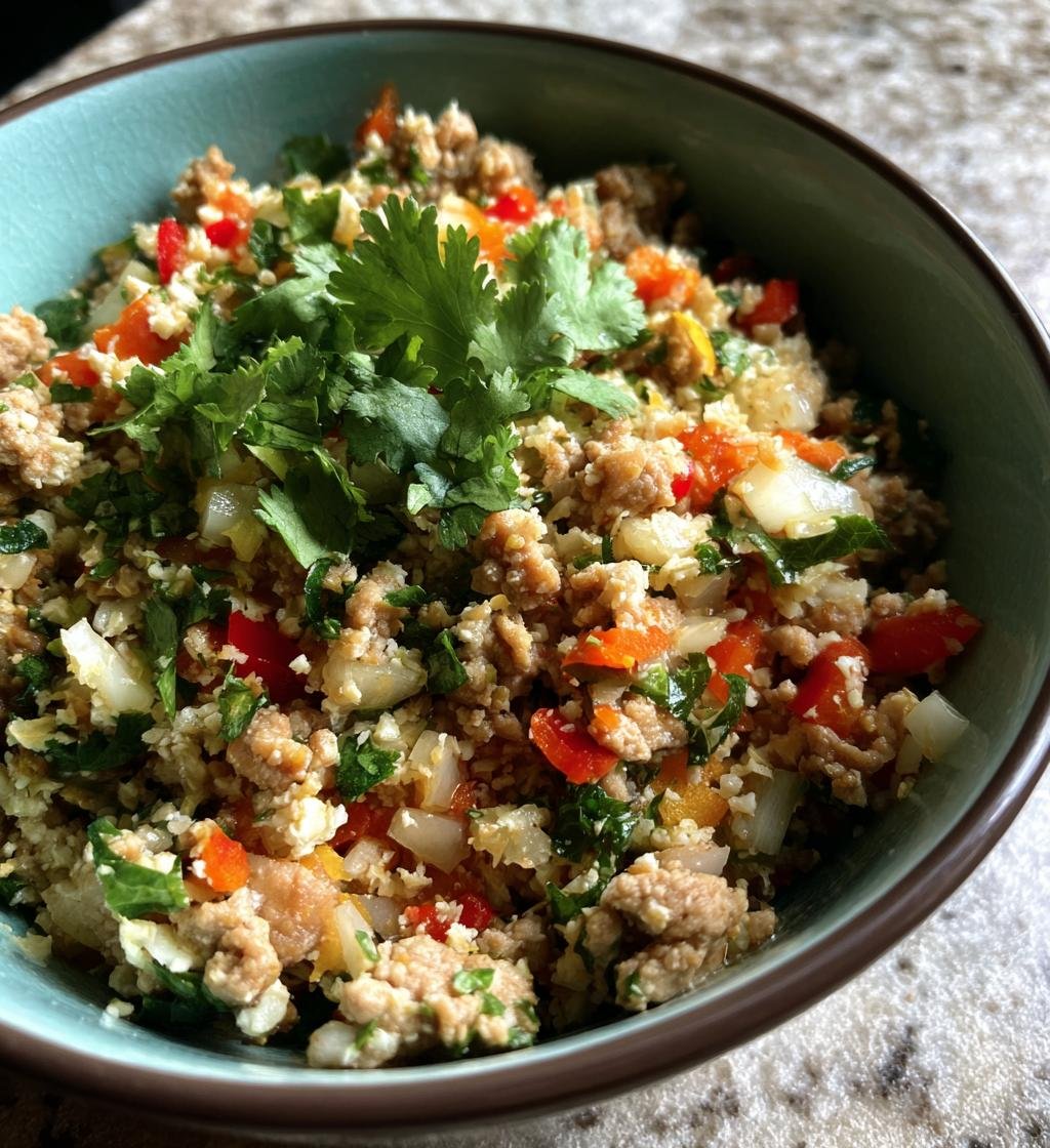 Cauliflower Rice Turkey Bowl - detail 1