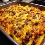 Cheeseburger French Fry Casserole