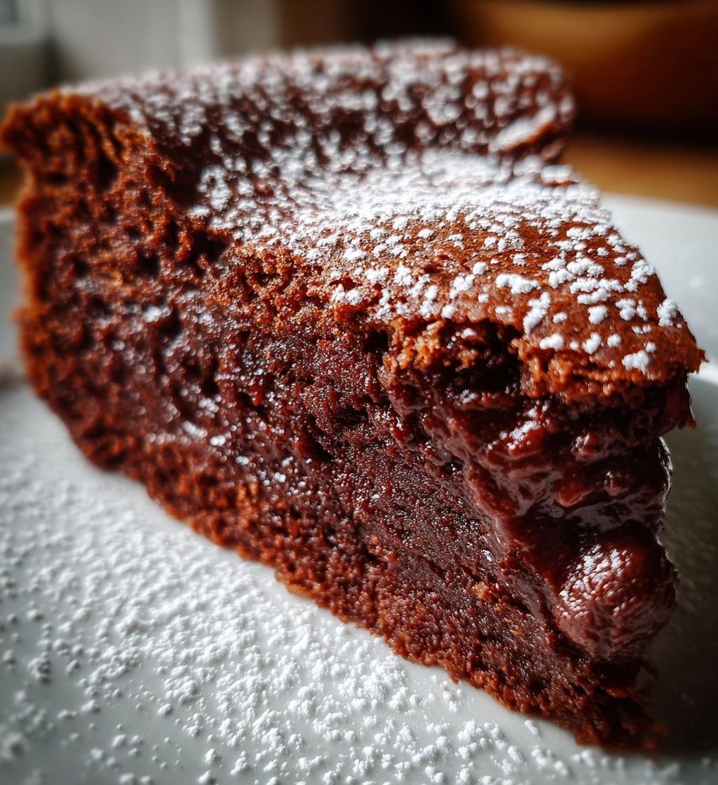 Chocolate Depression Cake - detail 1