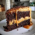 Chocolate Fudge Cake with Salted Caramel Buttercream