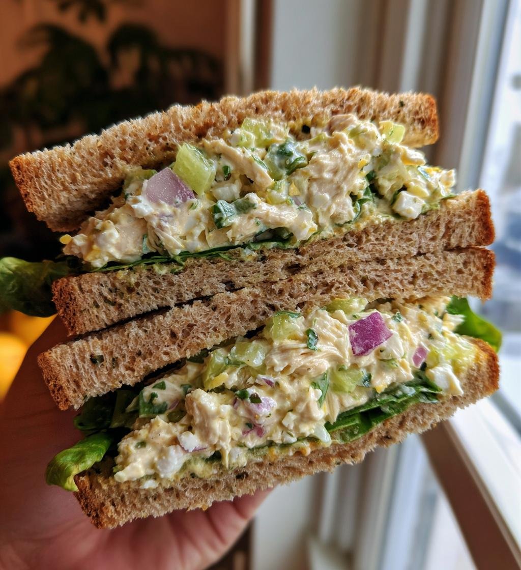 Cottage Cheese Chicken Salad Sandwich - detail 1
